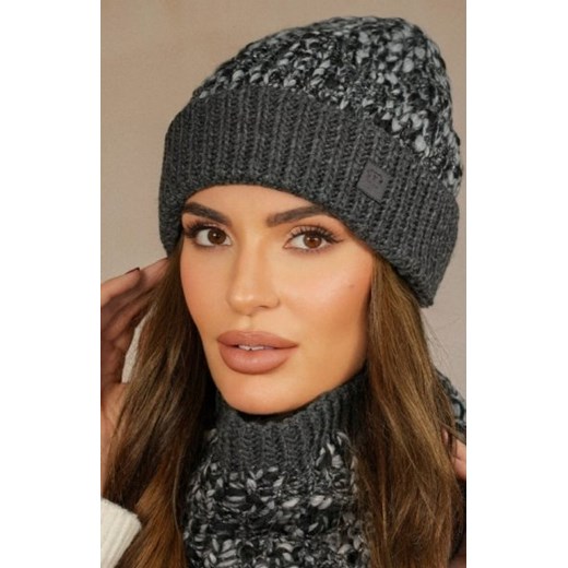 Kamea Morela zimowa czapka damska grafitowa ze sklepu intimiti.pl w kategorii Czapki zimowe damskie - zdjęcie 187860626