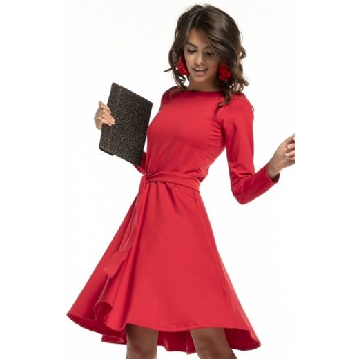 Tessita T287 rozkloszowana sukienka z paskiem ze sklepu intimiti.pl w kategorii Sukienki - zdjęcie 187860859