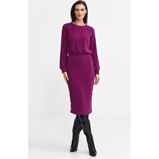 Sukienka z dzianiny prążkowanej ze sklepu intimiti.pl w kategorii Sukienki - zdjęcie 187860969