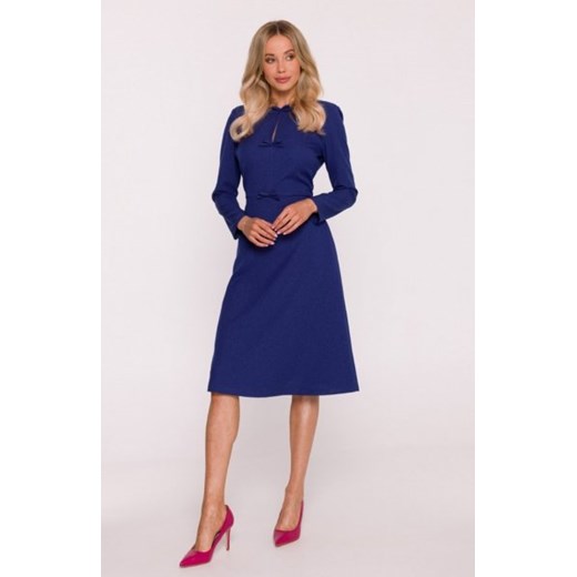 Stylove S413 sukienka z kokardkami niebieska ze sklepu intimiti.pl w kategorii Sukienki - zdjęcie 187861059