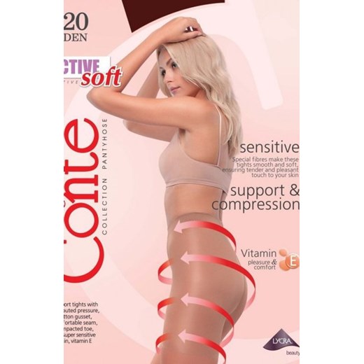 Conte Active Soft 20 rajstopy ze sklepu intimiti.pl w kategorii Rajstopy - zdjęcie 187861509