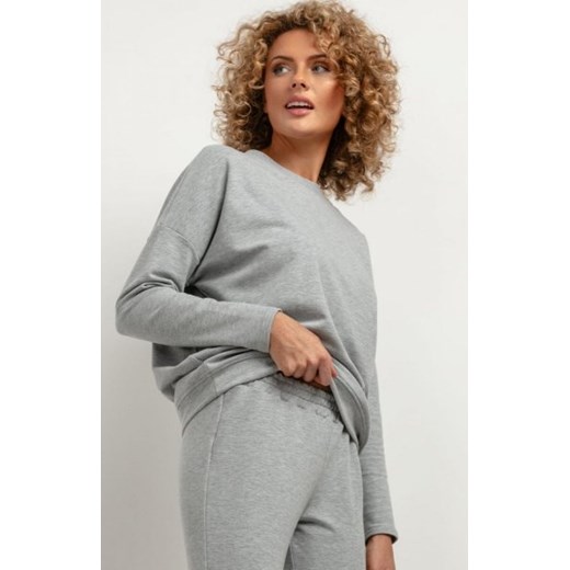 Tessita T381 bluza damska ze stójką szara ze sklepu intimiti.pl w kategorii Bluzy damskie - zdjęcie 187862969