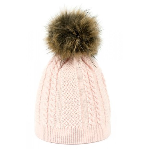 Art of polo Ula jasnoróżowa czapka damska ze sklepu intimiti.pl w kategorii Czapki zimowe damskie - zdjęcie 187862979