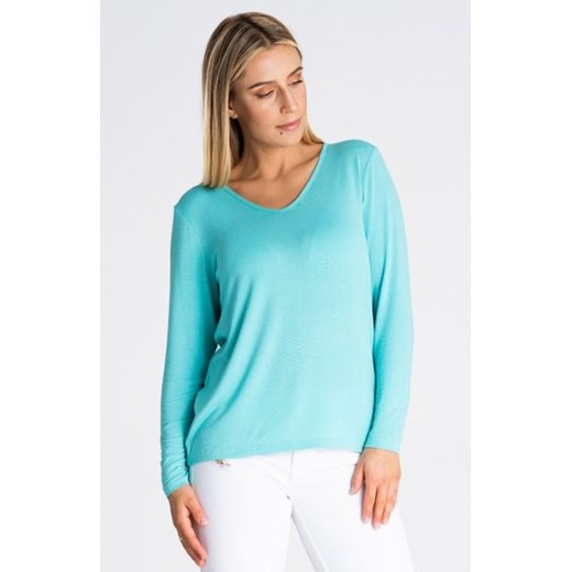 Figl M980 zielona bluzka damska ze sklepu intimiti.pl w kategorii Bluzki damskie - zdjęcie 187863839