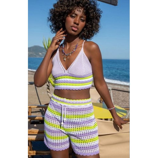 *Fobya F1688 fioletowy komplet letni ze sklepu intimiti.pl w kategorii Komplety i garnitury damskie - zdjęcie 187864216