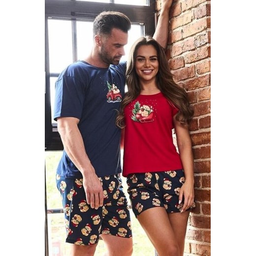 Cornette 628/432 Teddy Christmas MAXI piżama damska ze sklepu intimiti.pl w kategorii Piżamy damskie - zdjęcie 187864458