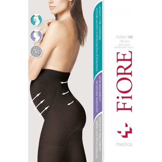 Fiore Mama M 5215 ciążowe rajstopy damskie ze sklepu intimiti.pl w kategorii Rajstopy - zdjęcie 187865095