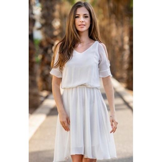 Awama A656 szyfonowa sukienka z rozcięciami ze sklepu intimiti.pl w kategorii Sukienki - zdjęcie 187865178