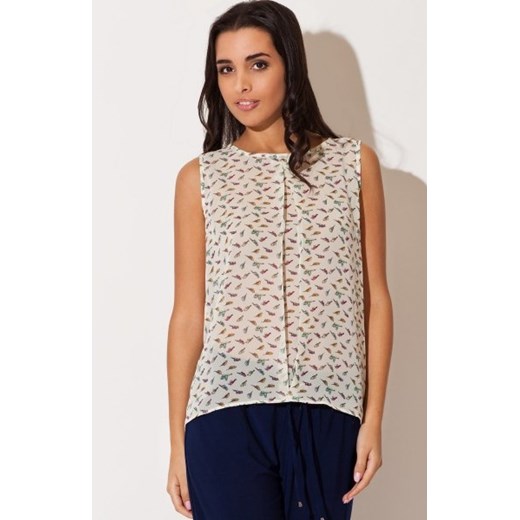 Katrus K139 bluzka ecru ze sklepu intimiti.pl w kategorii Bluzki damskie - zdjęcie 187865227