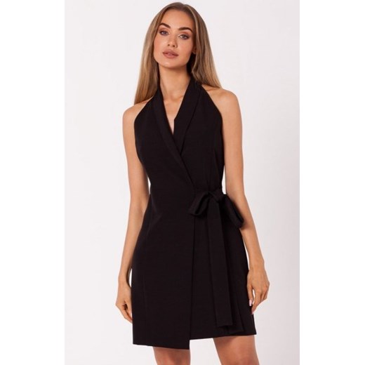 Moe M747 czarna sukienka żakietowa ze sklepu intimiti.pl w kategorii Sukienki - zdjęcie 187865735