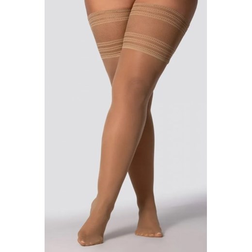 Mona pończochy samonośne size chic 30den jasper ze sklepu intimiti.pl w kategorii Pończochy - zdjęcie 187866026