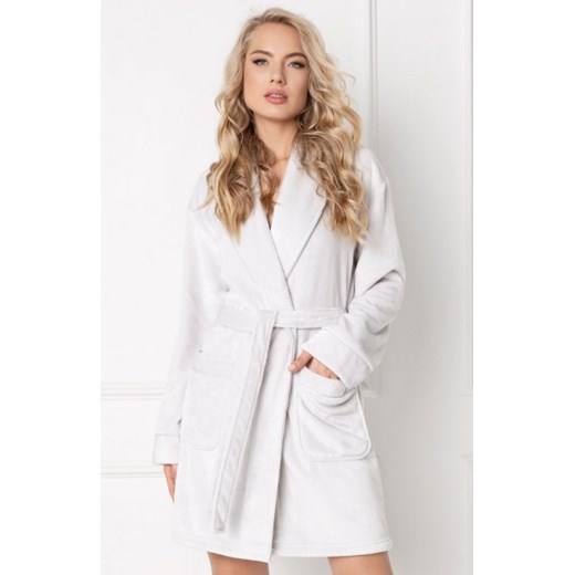 Aruelle Elly Grey szlafrok damski ze sklepu intimiti.pl w kategorii Szlafroki damskie - zdjęcie 187866039