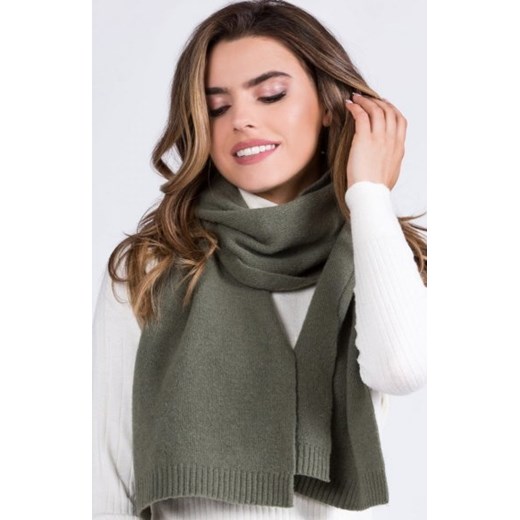 Kamea wełniany szalik khaki 02 ze sklepu intimiti.pl w kategorii Szaliki i chusty damskie - zdjęcie 187866085