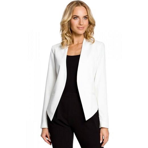 Moe M031 żakiet ecru ze sklepu intimiti.pl w kategorii Marynarki damskie - zdjęcie 187866106