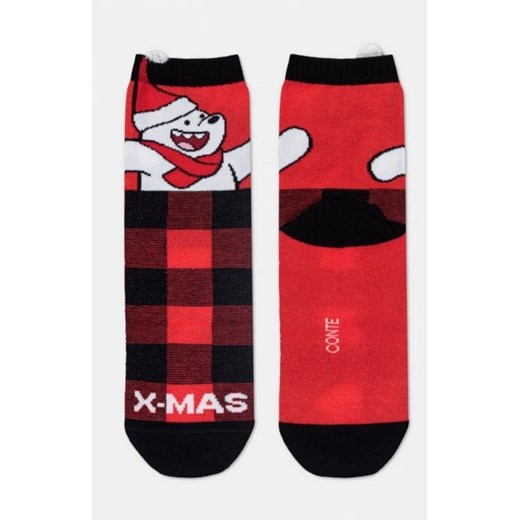 Conte Xmas bear skarpety świąteczne ze sklepu intimiti.pl w kategorii Skarpetki damskie - zdjęcie 187866475