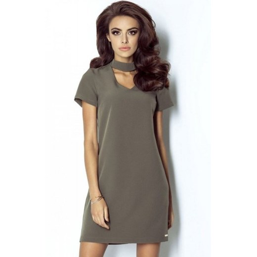 *Ivon 204 Elena sukienka khaki ze sklepu intimiti.pl w kategorii Sukienki - zdjęcie 187866477