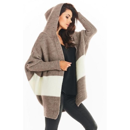 Oversizowy sweter z kapturem A392 ze sklepu intimiti.pl w kategorii Swetry damskie - zdjęcie 187866839