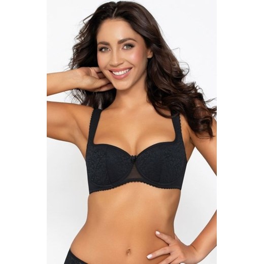 Sylvie czarny biustonosz push-up ze sklepu intimiti.pl w kategorii Biustonosze - zdjęcie 187866846