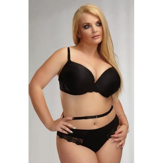 *Krisline Stella biustonosz deco plunge multi czarny ze sklepu intimiti.pl w kategorii Biustonosze - zdjęcie 187867507