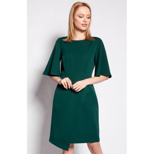 Sukienka dopasowana zielona SUK187 ze sklepu intimiti.pl w kategorii Sukienki - zdjęcie 187867528