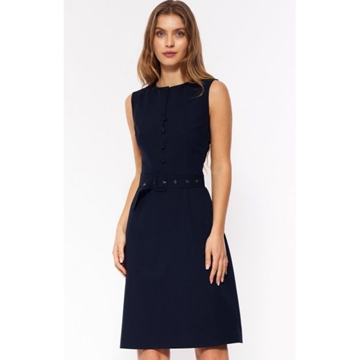 Trapezowa sukienka z paskiem S200 ze sklepu intimiti.pl w kategorii Sukienki - zdjęcie 187867688