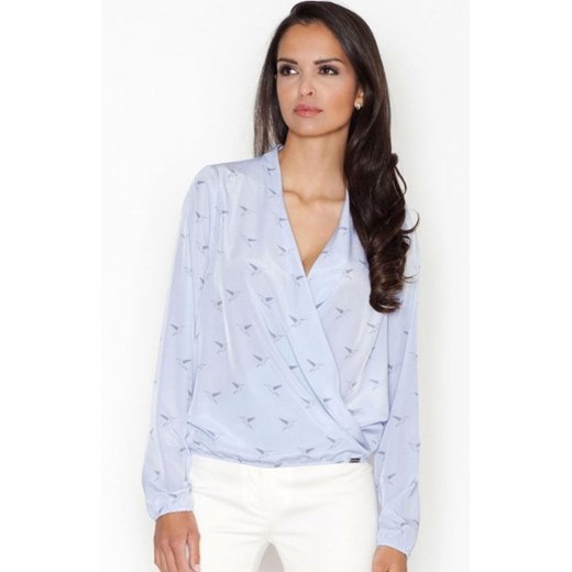 Figl M371 bluzka niebieska ze sklepu intimiti.pl w kategorii Bluzki damskie - zdjęcie 187868019