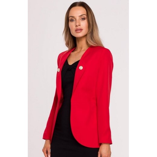 Moe żakiet damski frak czerwony M665 ze sklepu intimiti.pl w kategorii Marynarki damskie - zdjęcie 187868568