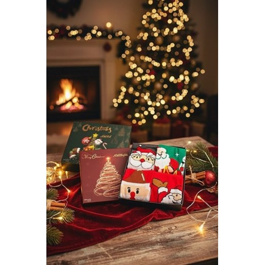 WiK M898 Merry Christmas Pudełko A'4 skarpety unisex ze sklepu intimiti.pl w kategorii Skarpetki damskie - zdjęcie 187868608