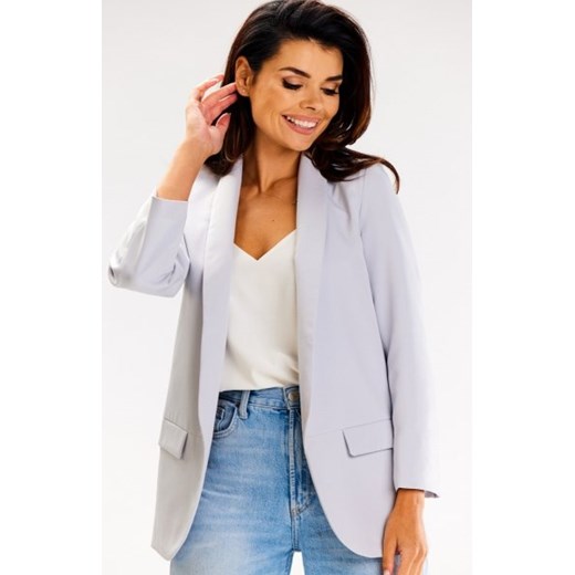 Awama A621 żakiet damski szary ze sklepu intimiti.pl w kategorii Marynarki damskie - zdjęcie 187869537