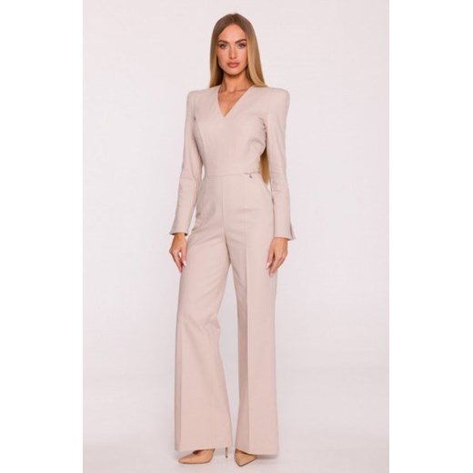 Moe kombinezon denim beżowy M883 ze sklepu intimiti.pl w kategorii Kombinezony damskie - zdjęcie 187869568