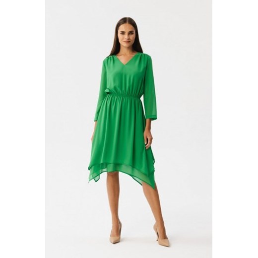 Stylove S354 sukienka warstwowa szyfonowa zielona ze sklepu intimiti.pl w kategorii Sukienki - zdjęcie 187869618