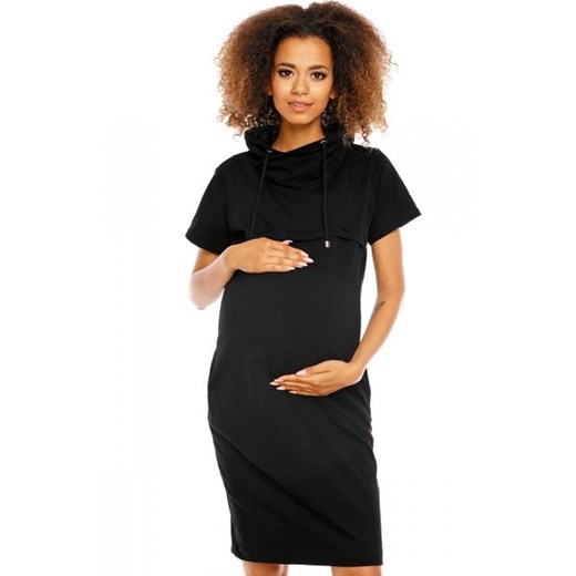 PeekaBoo 1581 sukienka mama czarna ze sklepu intimiti.pl w kategorii Sukienki ciążowe - zdjęcie 187869925