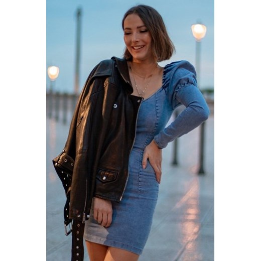 Sukienka ołówkowa denim jeans ze sklepu intimiti.pl w kategorii Sukienki - zdjęcie 187869949