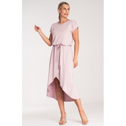 Figl M1041 rożowa sukienka damska ze sklepu intimiti.pl w kategorii Sukienki - zdjęcie 187869976