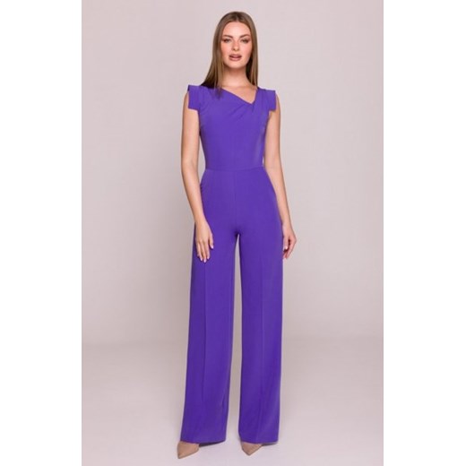 Stylove S407 kombinezon z asymetrycznym dekoltem fioletowy ze sklepu intimiti.pl w kategorii Kombinezony damskie - zdjęcie 187870146