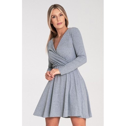 Figl M1050 szara sukienka damska ze sklepu intimiti.pl w kategorii Sukienki - zdjęcie 187870498