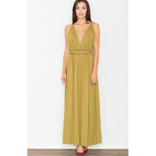 Figl M483 sukienka oliwkowa ze sklepu intimiti.pl w kategorii Sukienki - zdjęcie 187870519