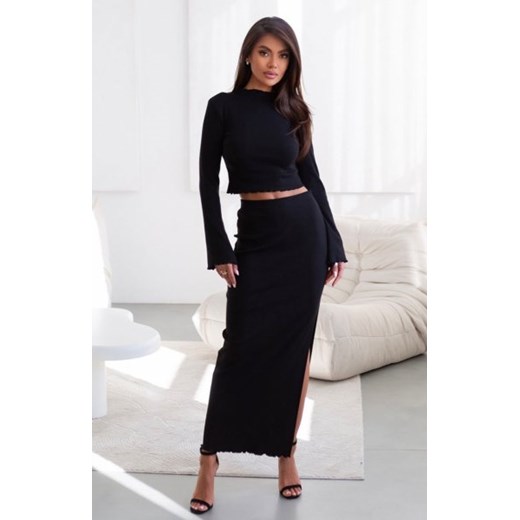 Ivon Gaia komplet spódnica i top damski czarny ze sklepu intimiti.pl w kategorii Sukienki - zdjęcie 187870629