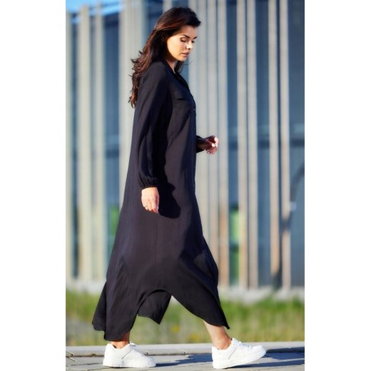 Awama A601 koszulowa sukienka maxi ze sklepu intimiti.pl w kategorii Sukienki - zdjęcie 187870749