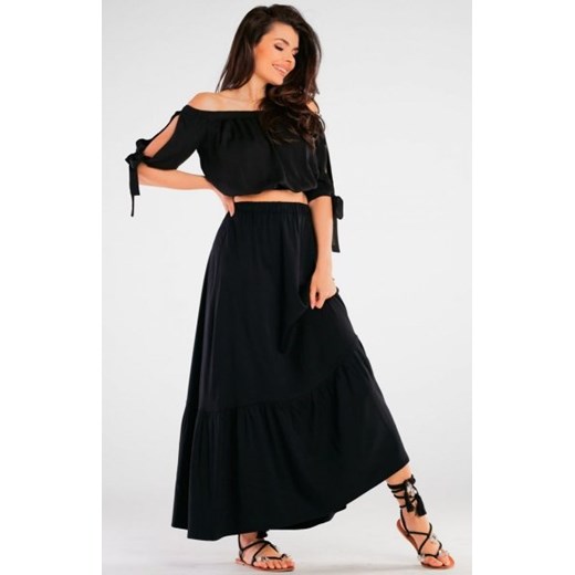 Awama długa spódnica damska czarna A431 ze sklepu intimiti.pl w kategorii Spódnice - zdjęcie 187871226