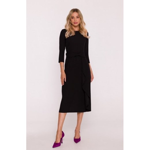 Stylove S425 sukienka z falbaną czarna ze sklepu intimiti.pl w kategorii Sukienki - zdjęcie 187871448