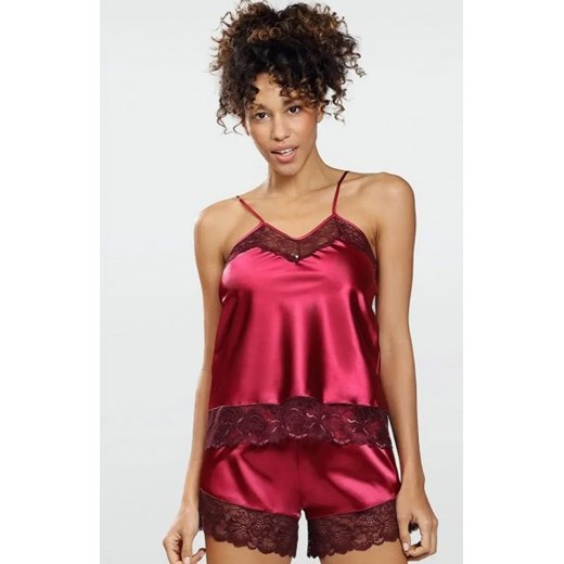 Dkaren Brenda komplet damski bordowy ze sklepu intimiti.pl w kategorii Piżamy damskie - zdjęcie 187871817