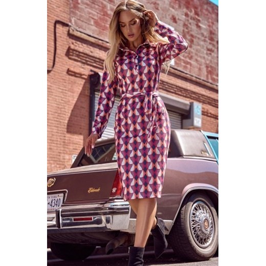 Moe M706/2 ołówkowa sukienka midi ze sklepu intimiti.pl w kategorii Sukienki - zdjęcie 187871957