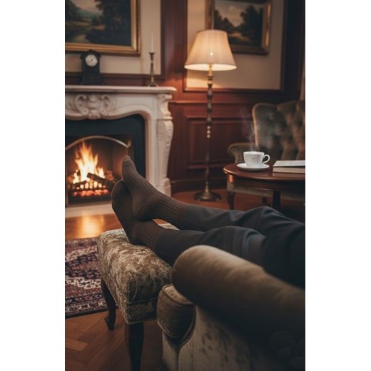 WiK Soxlandia 043 W14 Kaszmir skarpety męskie ze sklepu intimiti.pl w kategorii Skarpetki męskie - zdjęcie 187873047