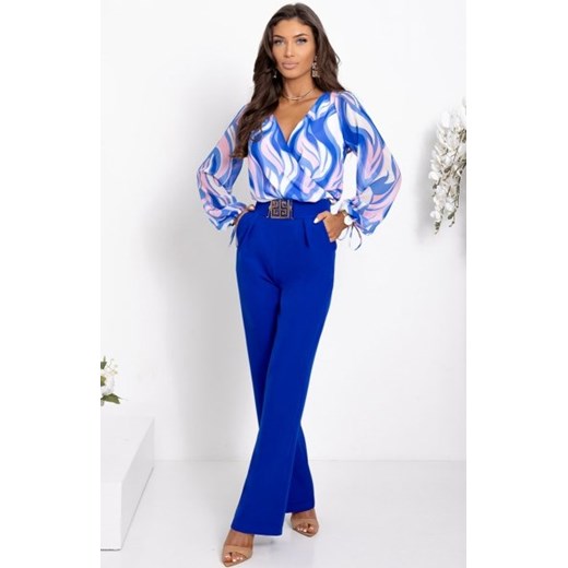 Duet Milano komplet bluzka i spodnie chabrowe ze sklepu intimiti.pl w kategorii Komplety i garnitury damskie - zdjęcie 187873146