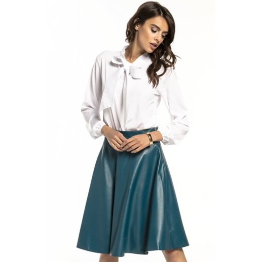 Tessita T300 spódnica z eko skóry morska ze sklepu intimiti.pl w kategorii Spódnice - zdjęcie 187874086