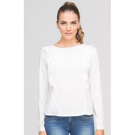 Lanti BLU136 bluzka ecru ze sklepu intimiti.pl w kategorii Bluzki damskie - zdjęcie 187874186