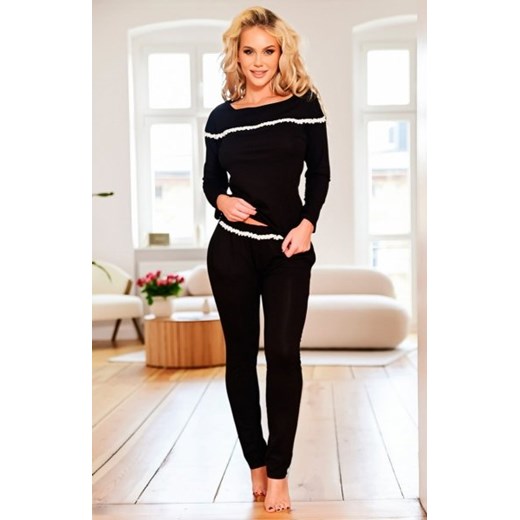 Kalimo Sumba piżama damska czarna ze sklepu intimiti.pl w kategorii Piżamy damskie - zdjęcie 187875245