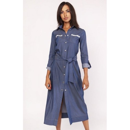 Lanti SUK158 sukienka jeans ze sklepu intimiti.pl w kategorii Sukienki - zdjęcie 187876345
