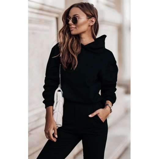 Dwuczęściowy komplet dresowy Bibi czarny ze sklepu intimiti.pl w kategorii Dresy damskie - zdjęcie 187876467